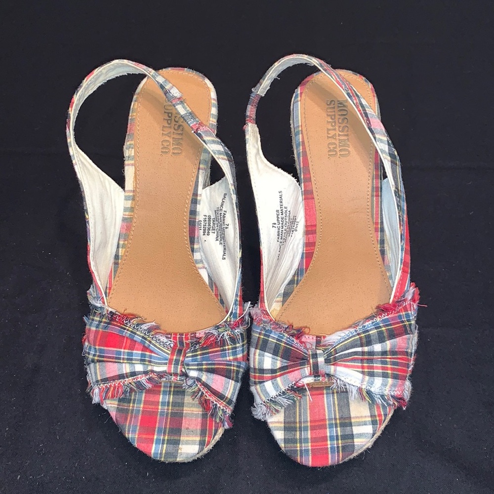 Mossimo Supply Co. plaid heel